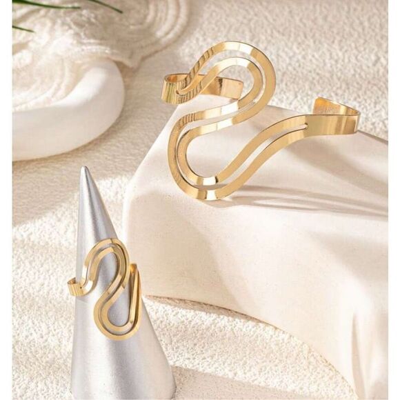 Modern Bracelet Ring Set - Picture 5 of 5